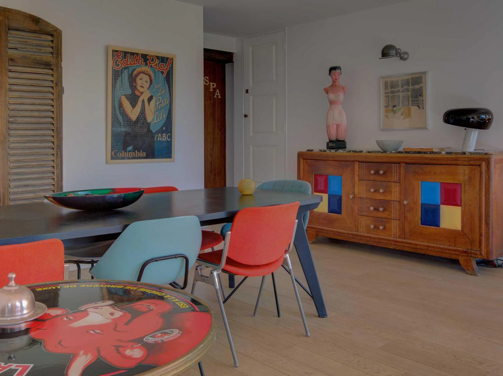 Salle à manger de la table d’hôtes du Palanquey